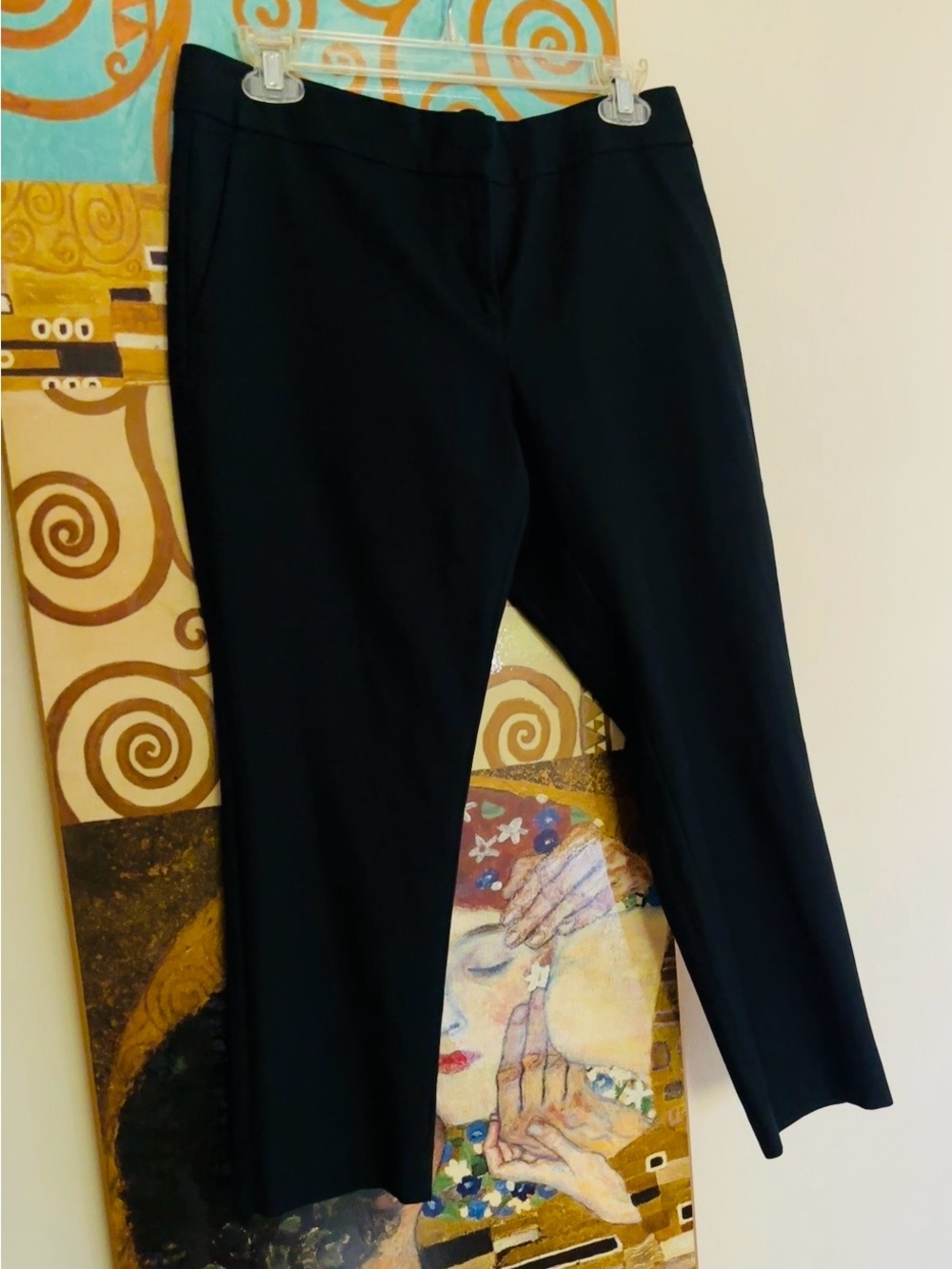Ann Taylor Black Capri Pants - Slim Straight Work Trousers